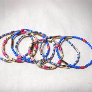 Ideal! ~~~ (7) Handmade Beaded BRACELETS ~~~
